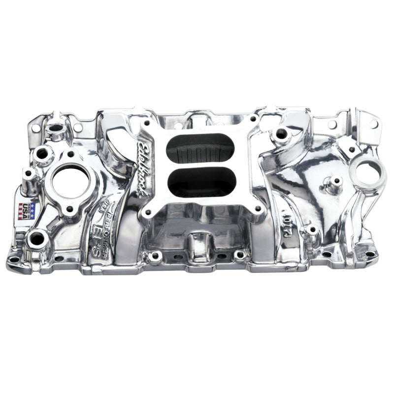 Edelbrock 27011 SBC Performer EPS Polished Manifold
