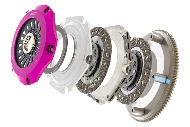 Exedy for 96-06 Mitsubishi Evo 4-9 4G63T 2.0L Twin-Organic Stage 5 Clutch Kit