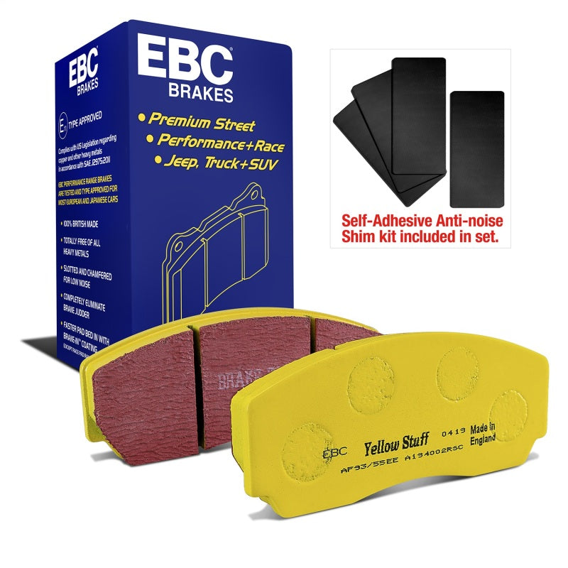 EBC 90-00 Aston Martin Vantage 5.3 (Twin Supercharged)(AP) Yellowstuff Front Brake Pads DP4002R