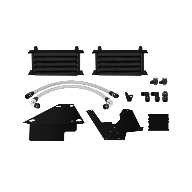 Mishimoto 08+ Mitsubishi Evolution X Black Oil Cooler Kit - #MMOC-EVO-08BK