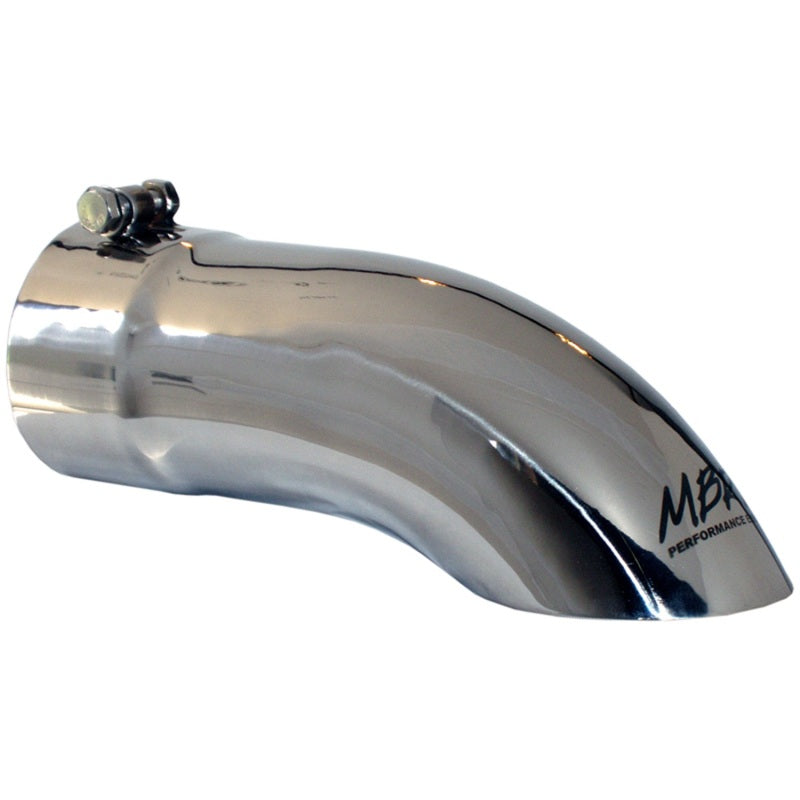 MBRP T5081 Exhaust Tip - 4" OD Turn Down 4" inlet 12" length | T304 Stainless