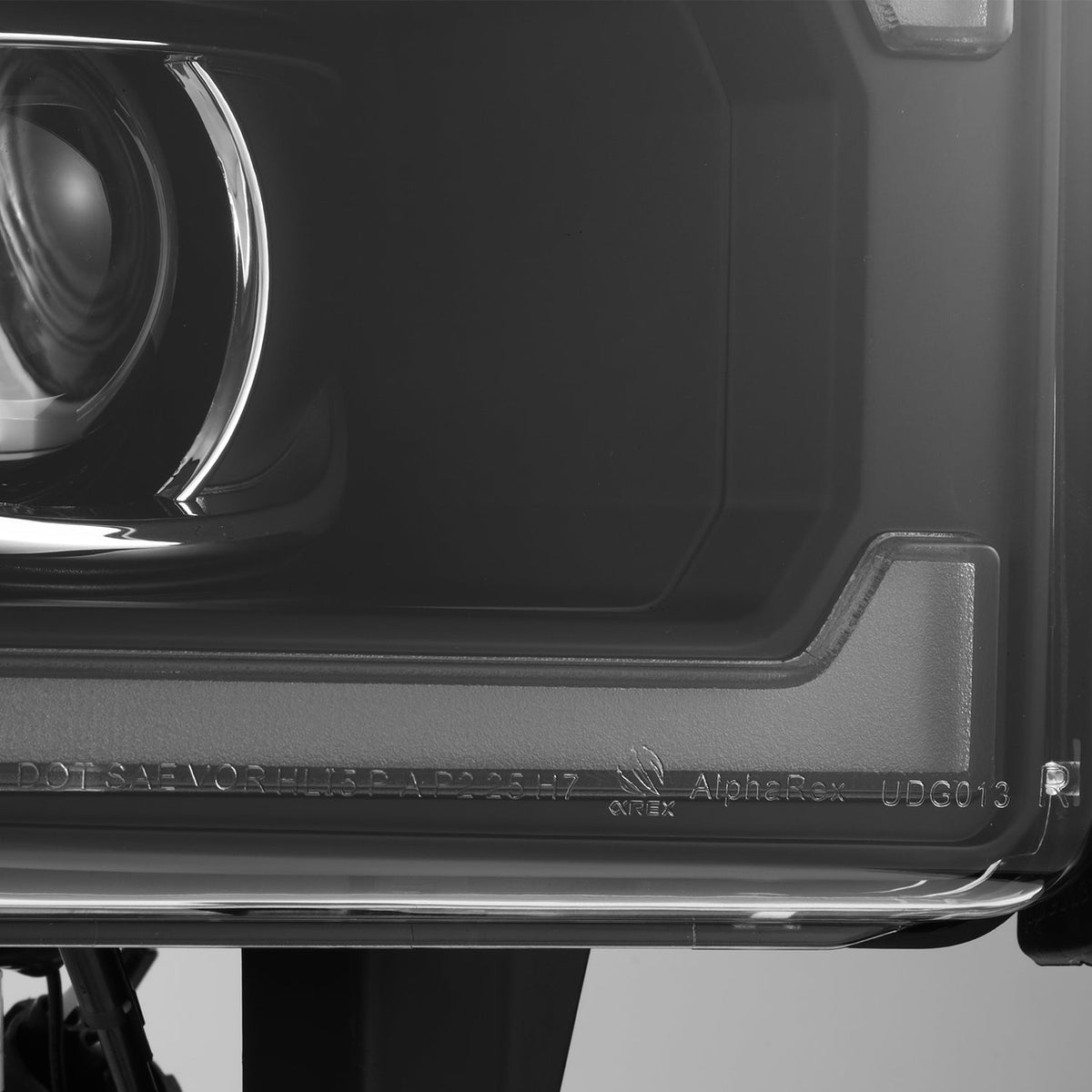 AlphaRex 880353 Dodge 94-01 RAM 1500 LUXX LED Projector Headlights Black w/Activation Light/Sequential Signal/Switchback DRL