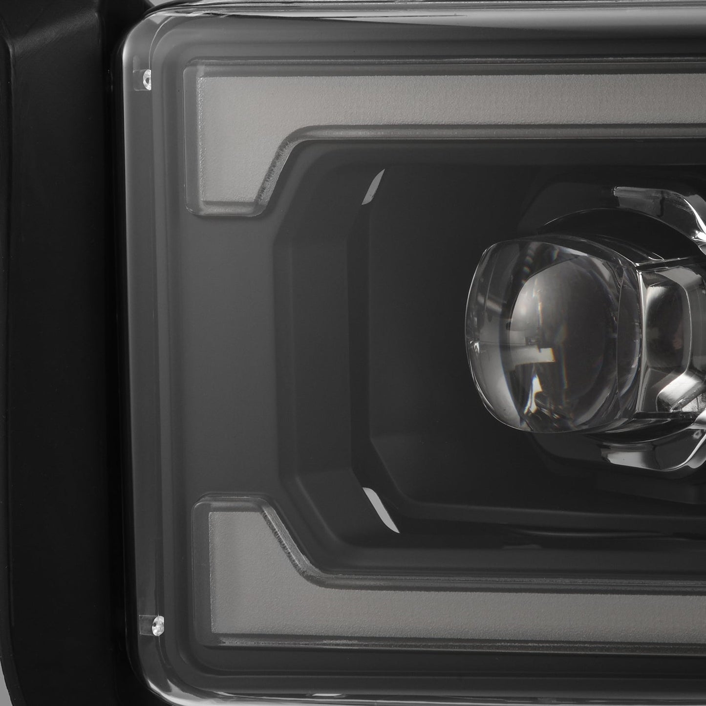 AlphaRex 880350 Dodge 94-01 RAM 1500 NOVA LED Projector Headlights Black w/Activation Light/Sequential Signal/Switchback DRL