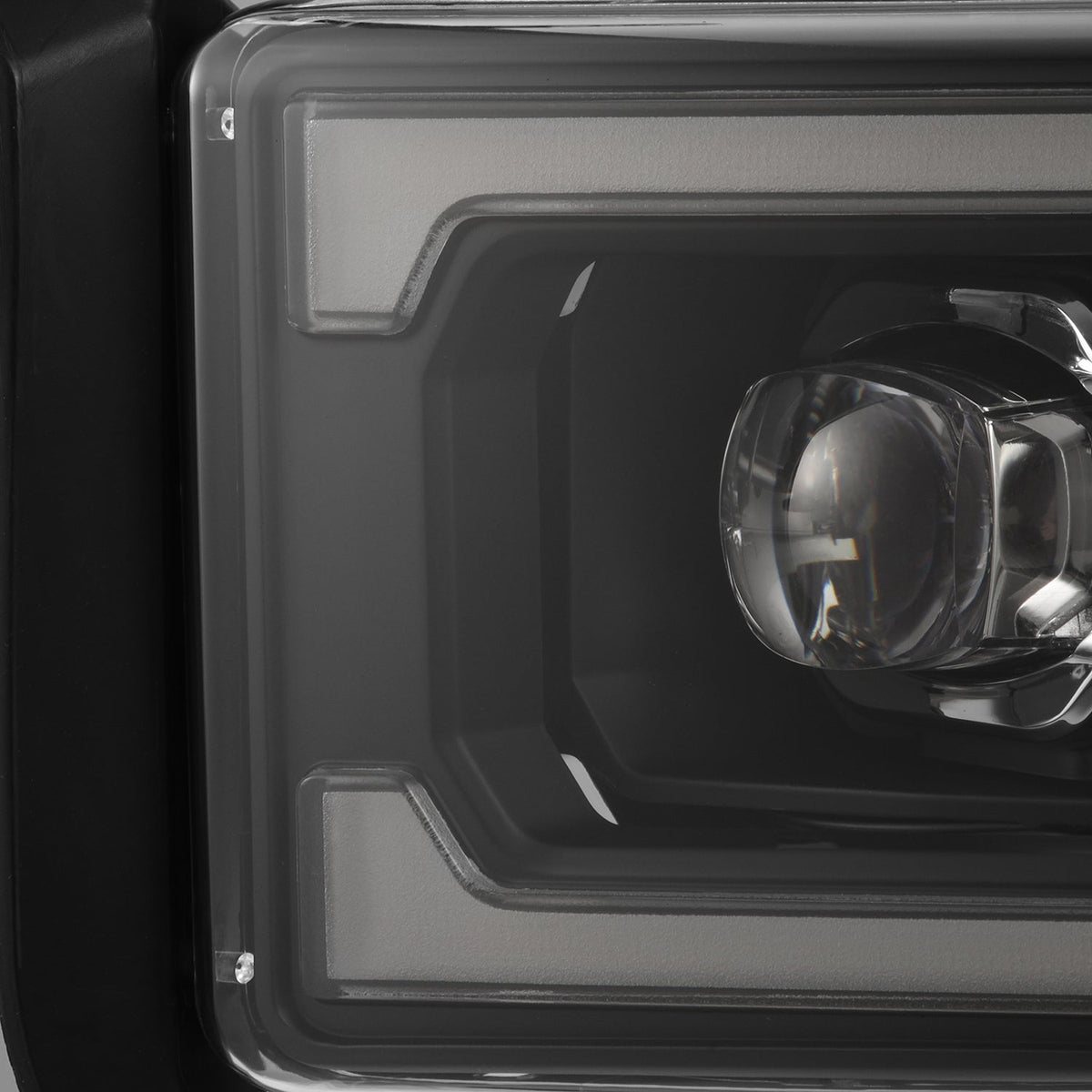 AlphaRex 880350 Dodge 94-01 RAM 1500 NOVA LED Projector Headlights Black w/Activation Light/Sequential Signal/Switchback DRL