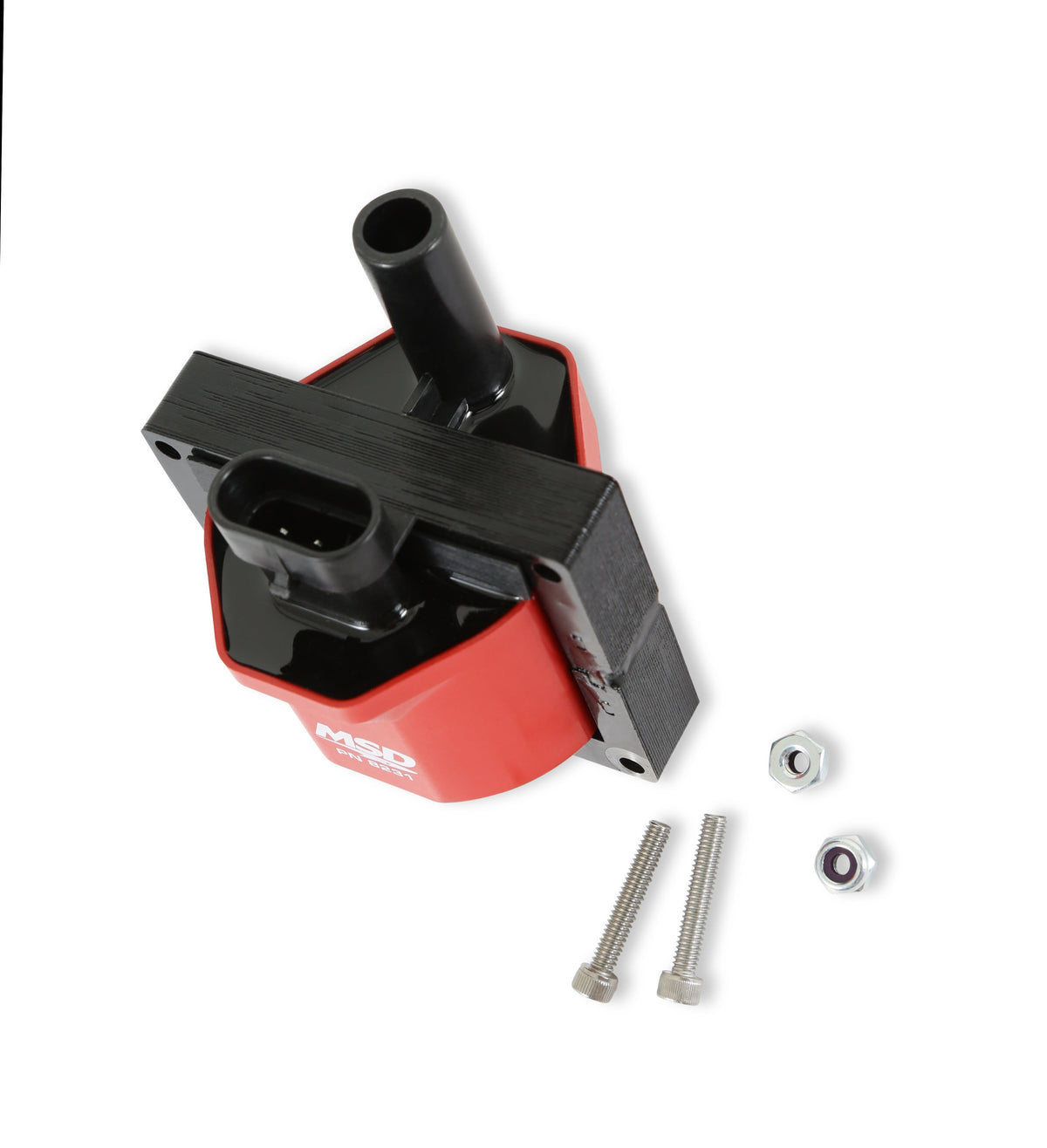 MSD 8231 Connector Coil, Red, 1996-1997 GM engines, Individual