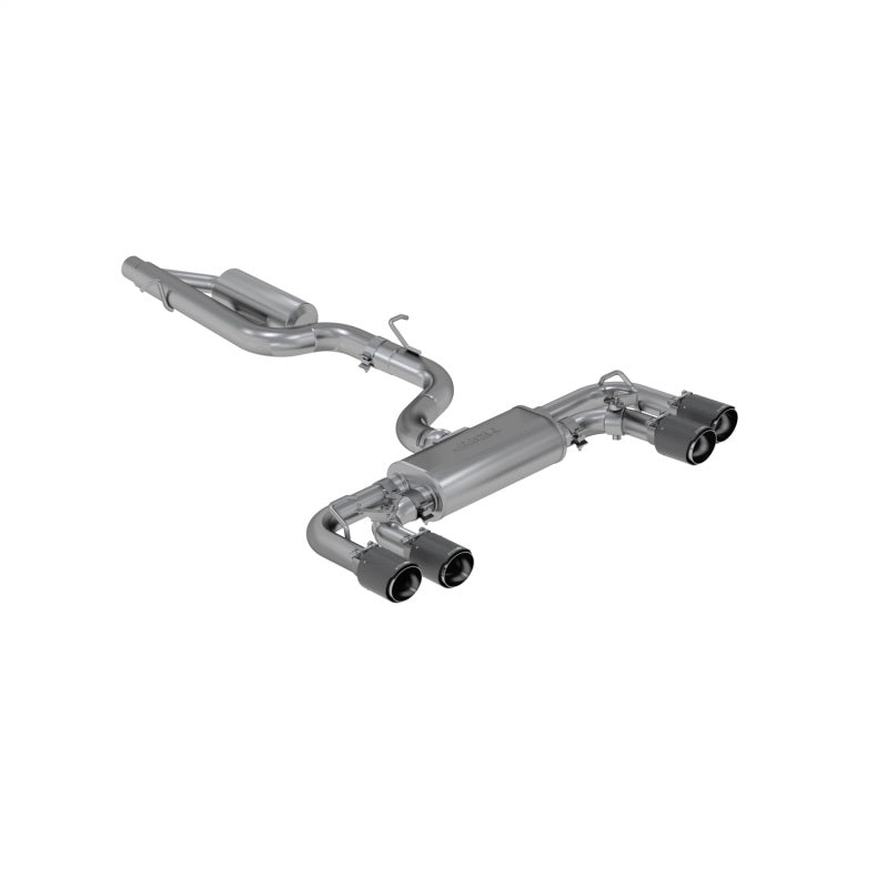 MBRP VW Golf R 3 in Cat Back with 4 in OD Quad Carbon Fiber Tips - T304