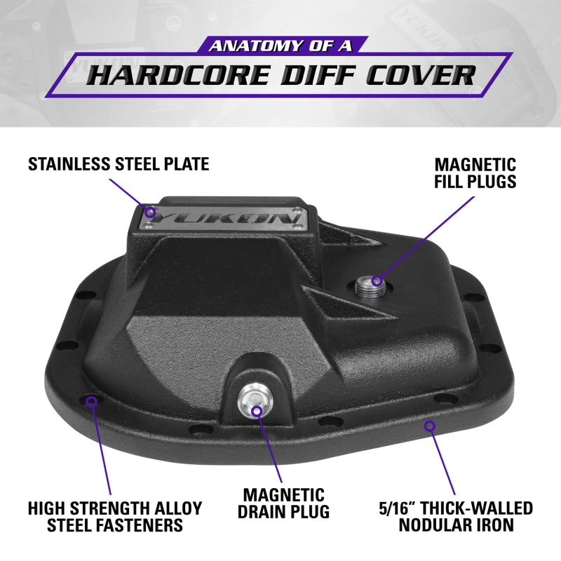 Yukon Gear & Axle YHCC-F10.5 for 97-17 Ford E150 9.75in Rear Differentials Hardcore Cover