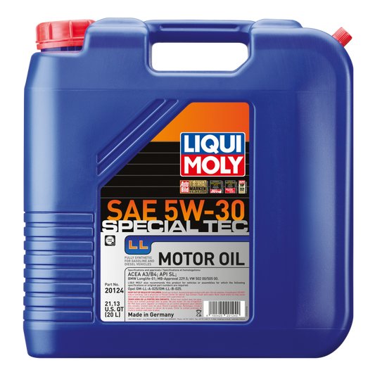 LIQUI MOLY 20L Special Tec LL Motor Oil SAE 5W-30 (20124)