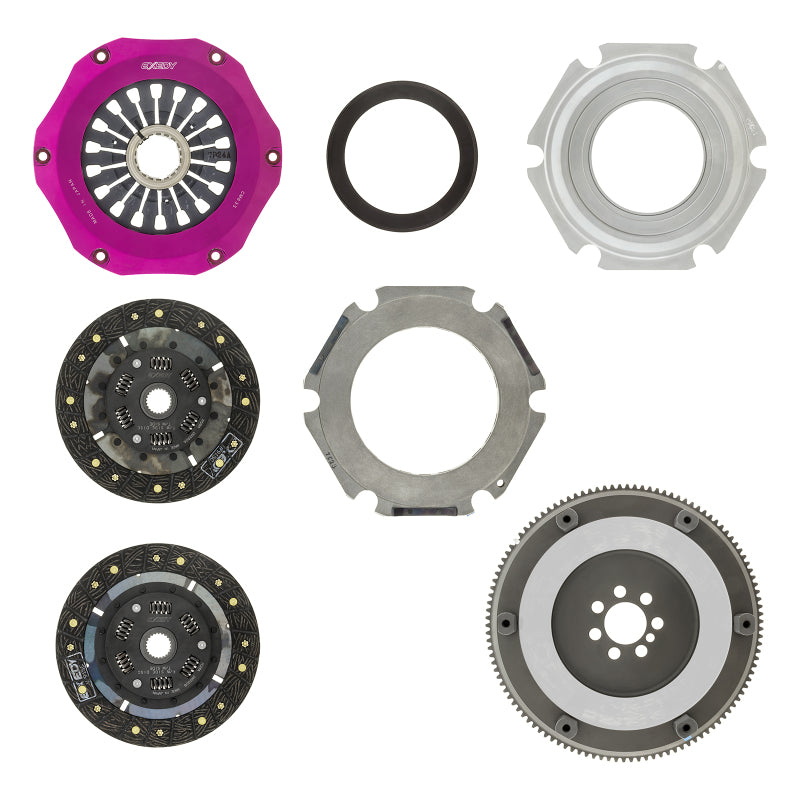 Exedy for 08-15 Mitsubishi Evo X 4B11T 2.0L Twin-Organic Clutch Kit
