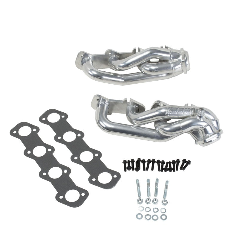 BBK Performance 35150 Shorty Tuned Length Headers 1-5/8 Silver Ceramic for 1997-2003 Ford F-150 (4.6L V8)