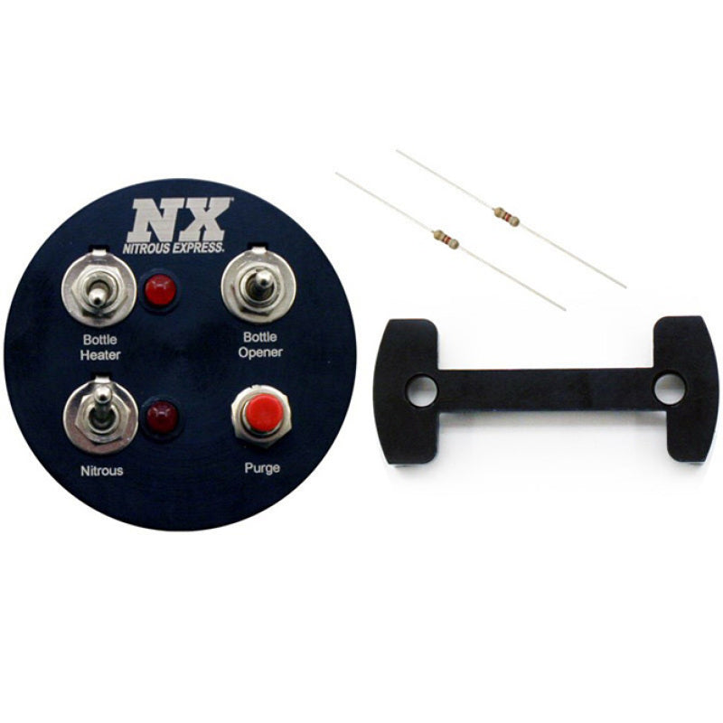 Nitrous Express Gauge Pod Switch Panel (For 2-1/16in Gauge Pods) 15792