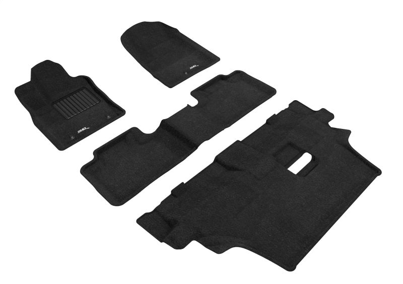 3D MAXpider Elegant 3rd Row Floor Mats for 2012-2021 Dodge Durango