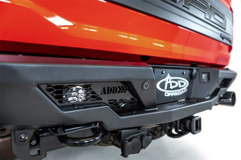 Addictive Desert Designs for 2022+ Ford Raptor Stealth Fighter R Bumper w/2 Cube Lights Hammer Black