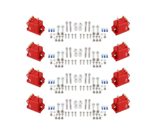 MSD 82808 Coil - High Output - 8-Pack - Red