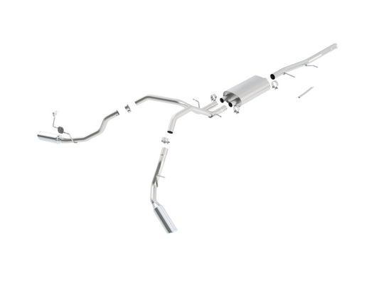 Borla 140341 09-11 Chevrolet Sierra 1500 WT/SLT/SLEi/XFE / Silverado 1500 WT/LT/LTZ/LS SS Catback Exhaust - #140341