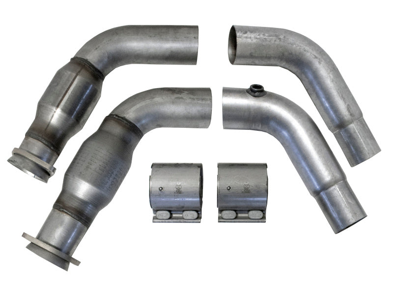 BBK Performance 16481 High Flow Mid Pipe with Catalytic Converters (3 in) for 2006-2023 Dodge Challenger / Charger (6.1L / 6.4L Hemi / 6.2L Supercharged Hemi)