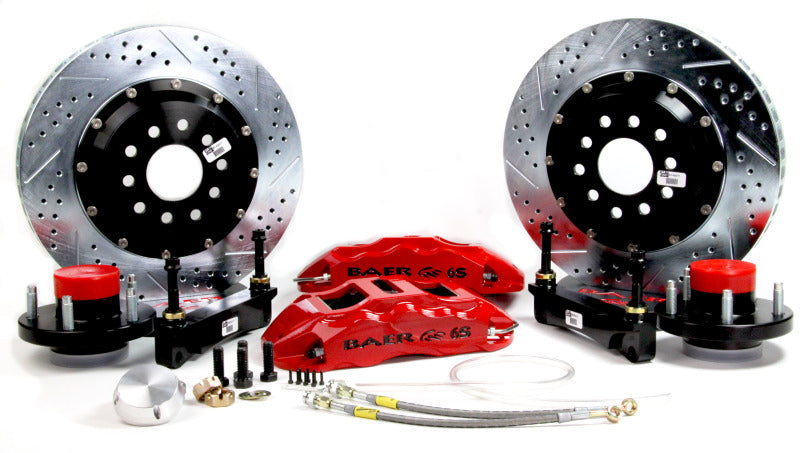 Baer Brakes 76-80 Dodge Aspen STD Studs 14in Extreme+ Front SDZ Brake Kit - Black
