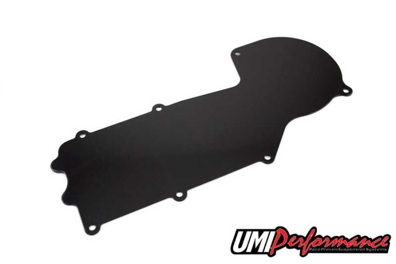 UMI Performance 4030-B Heater Box Delete Panel Black for 1964-1972 GM A-Body