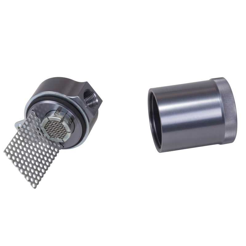 BBK Performance 1921 Oil Separator Kit Billet Aluminum, Passenger Side for 2005-2010 Chrysler 300, Dodge Charger / Challenger (6.1L Hemi)