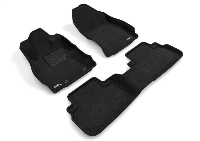 3D MAXpider Elegant Front & Rear Floor Mats for 2019-2024 Subaru Forester