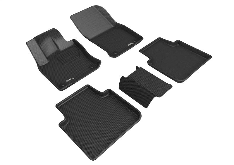 3D MAXpider Kagu Front & Rear Floor Mats for 2018-2024 Volkswagen Tiguan