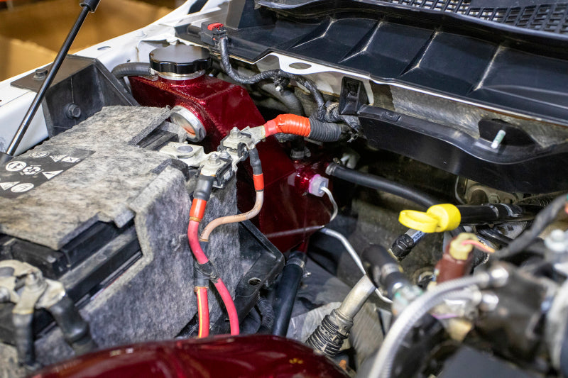 Wehrli Custom Fabrication WCF100628-BR Factory Location Coolant Tank Kit Bengal Red for 2013-2018 Ram 2500 / 3500 6.7L Cummins