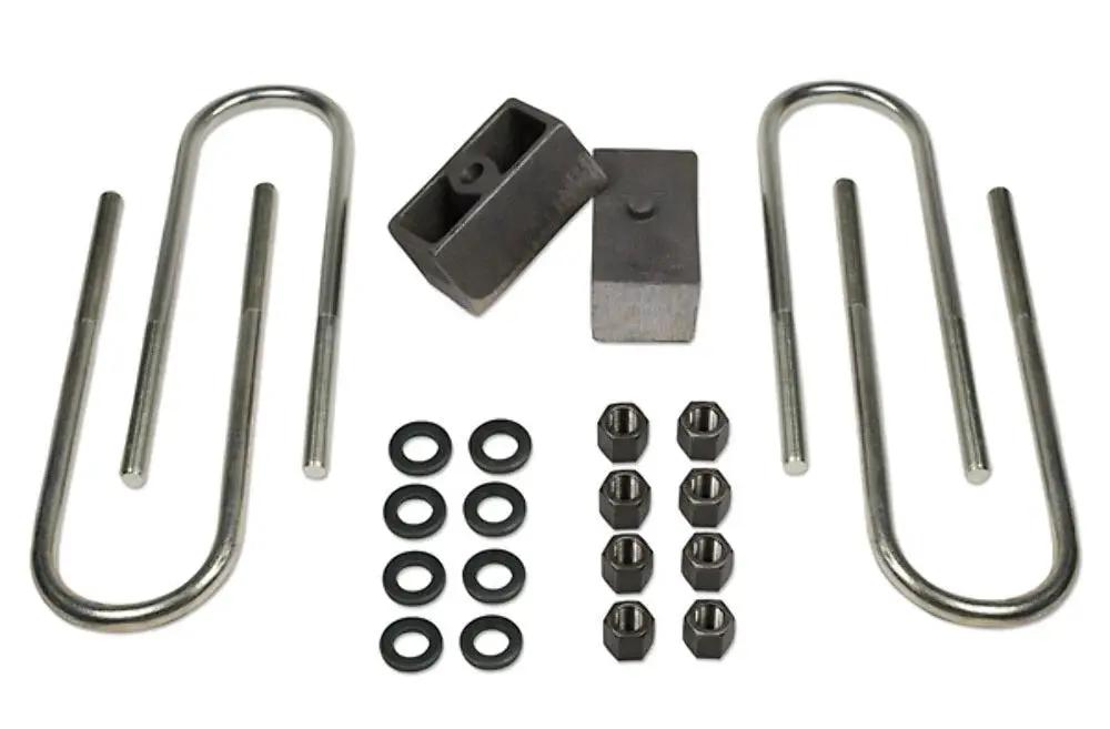 Tuff Country 97008 2in Rear Block & U-Bolt Kit for 1973-1991 Chevrolet GMC K20 K2500 3/4 Ton 4WD