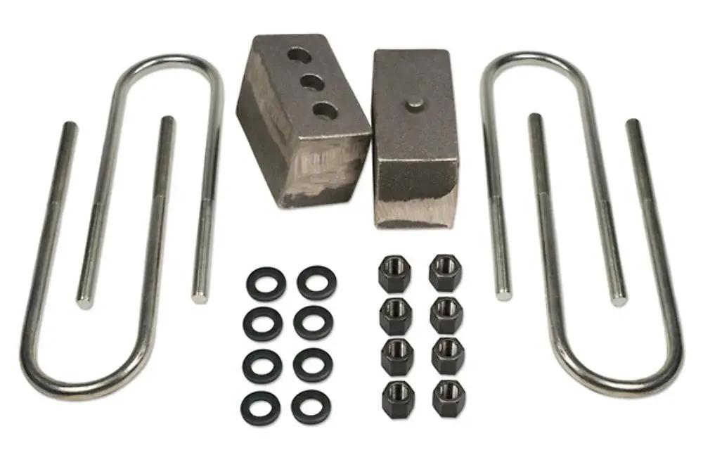 Tuff Country 97049 4in Rear Block and U-Bolt Kit for 2003-2012 Dodge Ram 3500 4WD (3.5in Axle)