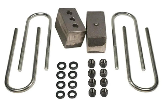 Tuff Country 97051 4in Rear Block and U-Bolt Kit for 2003-2023 Dodge Ram 3500 4WD (4in Axle)