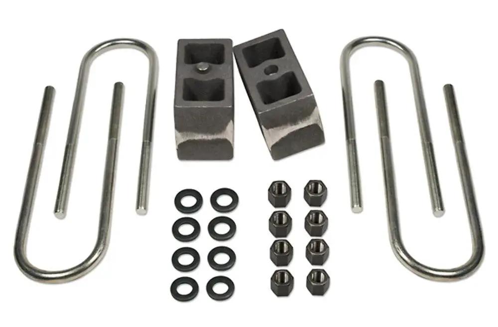 Tuff Country 97058 4in Rear Block and U-Bolt Kit Non-Tapered for 2000-2005 Ford Excursion 4WD