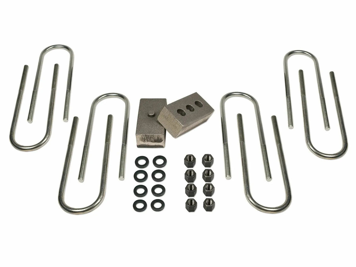 Tuff Country 97095 2in Rear Block and U-Bolt Kit for 2003-2013 Dodge Ram 2500 and more