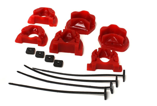 Energy Suspension for 1992-2000 Honda Civic Red Motor Mount Inserts 16.1105R