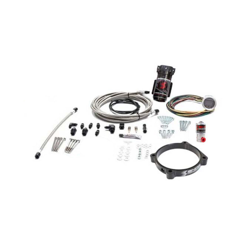 Snow Performance SNO-2168-BRD-T Stage 2 Boost Cooler 105mm for Hellcat Water Injection Kit (SS Braided Line) w/o Tank