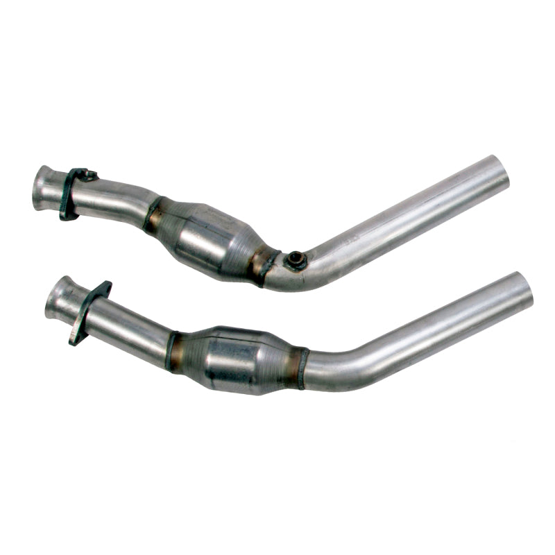 BBK Performance 1814 High Flow X-Pipe with Catalytic Converters (2-1/2 in) for 2011-2014 Ford Mustang V6 3.7L