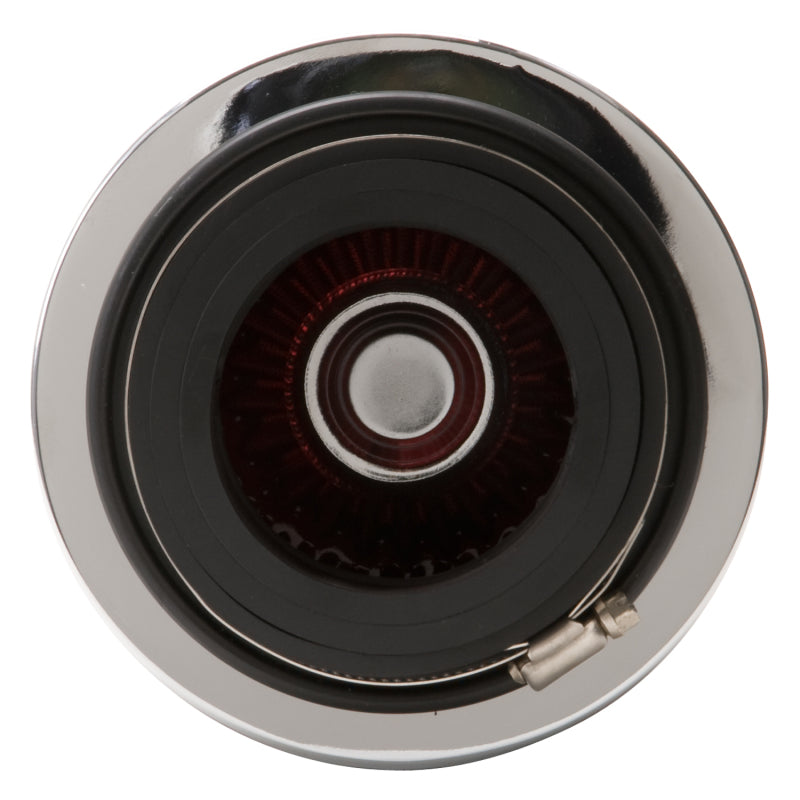 Edelbrock 43641 Air Filter Pro-Flo Series Conical 6.7 in Tall Red/Chrome