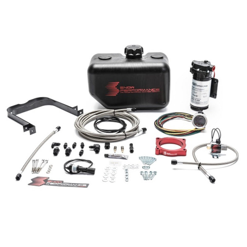 Snow Performance SNO-2132-BRD for 11-17 Mustang Stg 2 BC F/I WMI Kit SS Brd 4AN