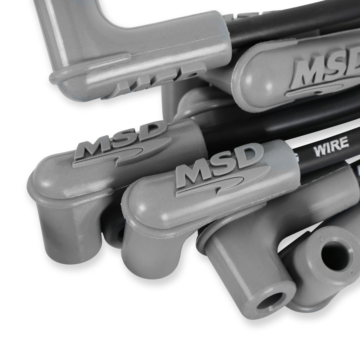 MSD 31543 8.5mm Super Conductor Wire set for SBC Sprintcar, Close Fit, in Black