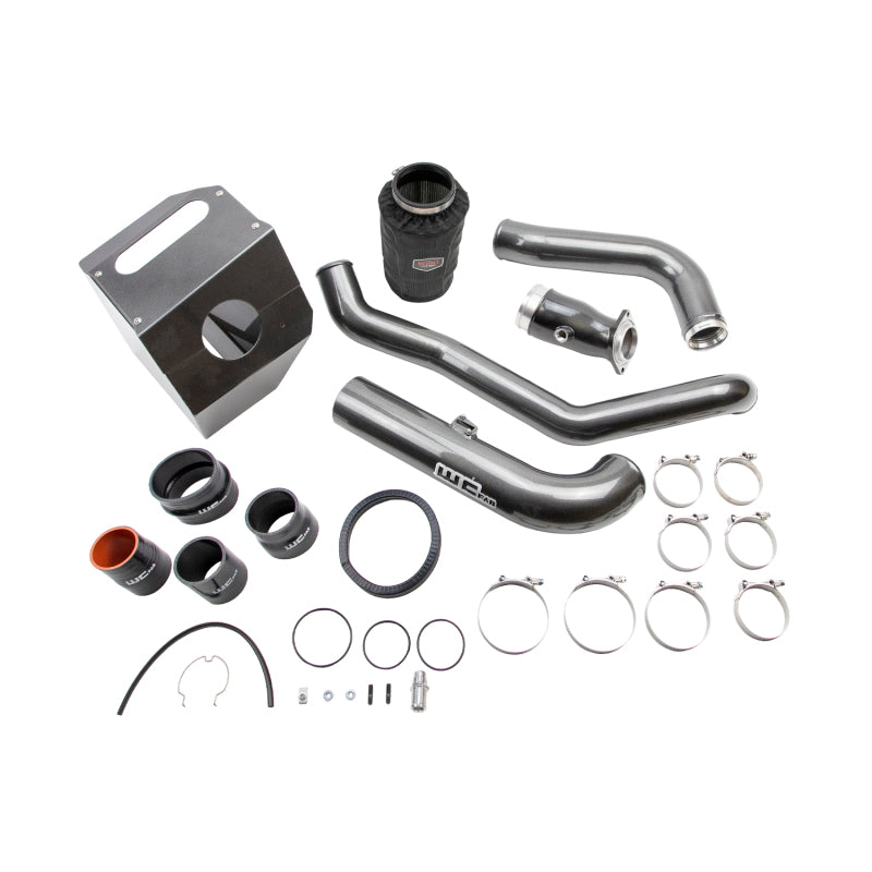 Wehrli Custom Fabrication WCF100441-GB Intake Bundle Kit Stage 2 Gloss Black for 2017-2019 Chevrolet Silverado / GMC Sierra 2500 HD / 3500 HD 6.6L L5P Duramax