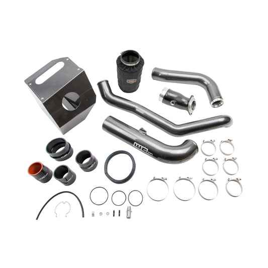 Wehrli Custom Fabrication WCF100441-GW Intake Bundle Kit Stage 2 Gloss White for 2017-2019 Chevrolet Silverado / GMC Sierra 2500 HD / 3500 HD 6.6L L5P Duramax