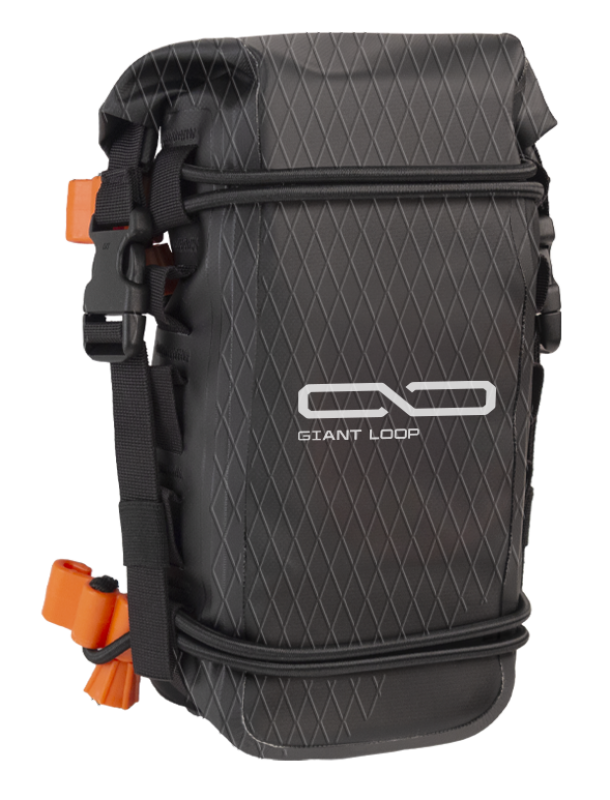 Giant Loop FDBG25-B Fender Bag Number Plate Bag 3.5L Black Motorcycle