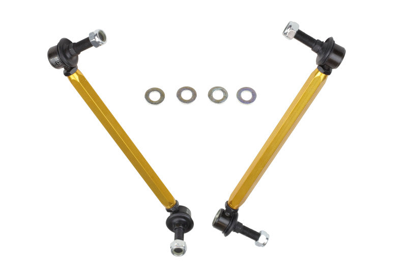 Whiteline KLC169 Front Sway Bar Link Kit Heavy Duty Adjustable Steel for 2007-2017 Toyota Camry, 2005-2014 Ford Mustang, 2001-2009 Toyota Prius and More