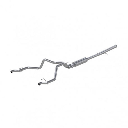 MBRP 19-Up Chevy Silverado 1500 6.2L 2.5in Catback Dual Rear Exit AL