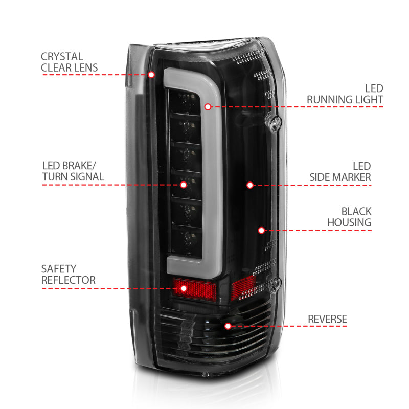 ANZO 1987-1997 Ford F-350 LED Taillights