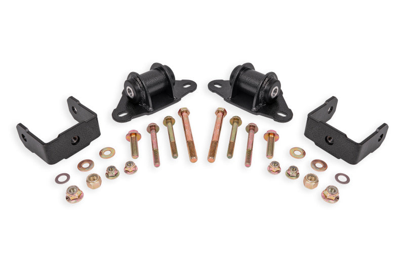 BMR 2014-2019 Chevrolet Corvette Transmission/Differential Mount - Black Hammertone