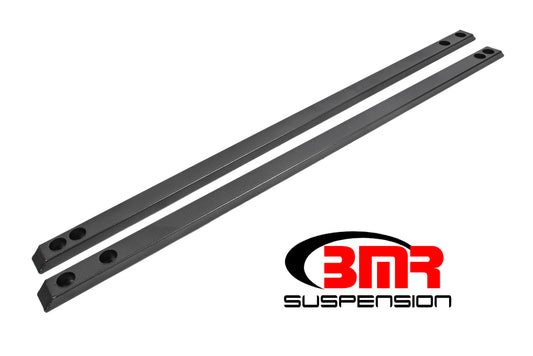BMR 15-23 S550 Mustang Super Low Profile Chassis Jacking Rails - Black Hammertone