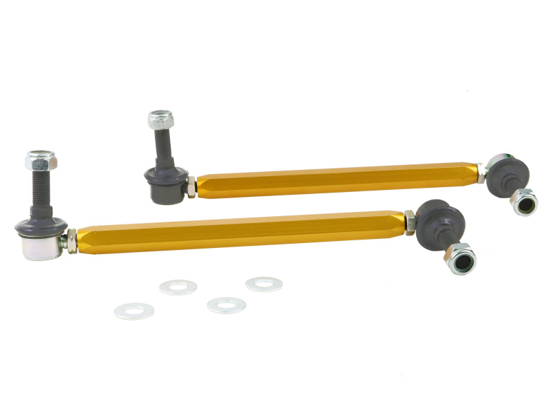 Whiteline KLC180-275 Universal Sway Bar Link Assembly Heavy Duty Adjustable Steel Ball for 2019-2025 Ford Ranger, 2000-2007 Mercedes-Benz C230, 2003-2009 Mercedes-Benz CLK500 and More