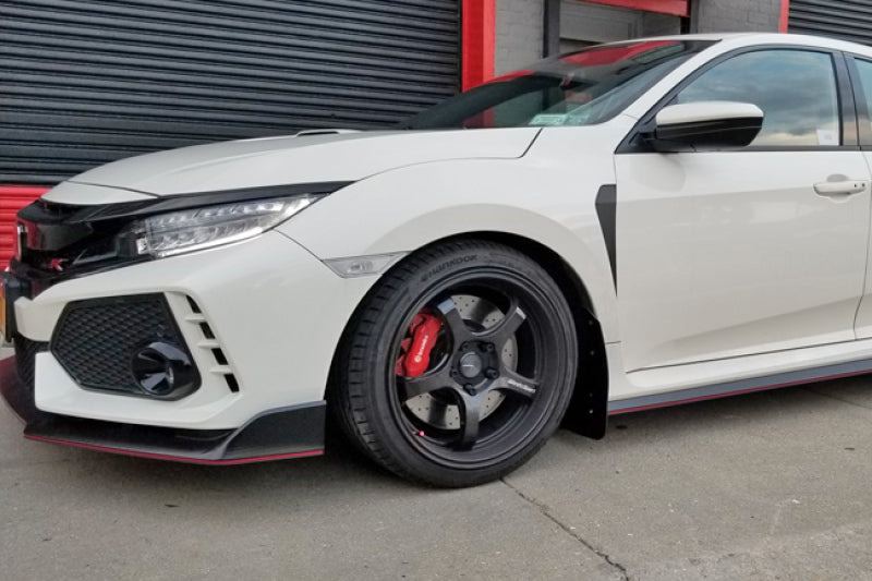 Rally Armor UR Mud Flaps - 2017-2021 Honda Civic - Red/Black Logo - #MF47-UR-RD/BLK