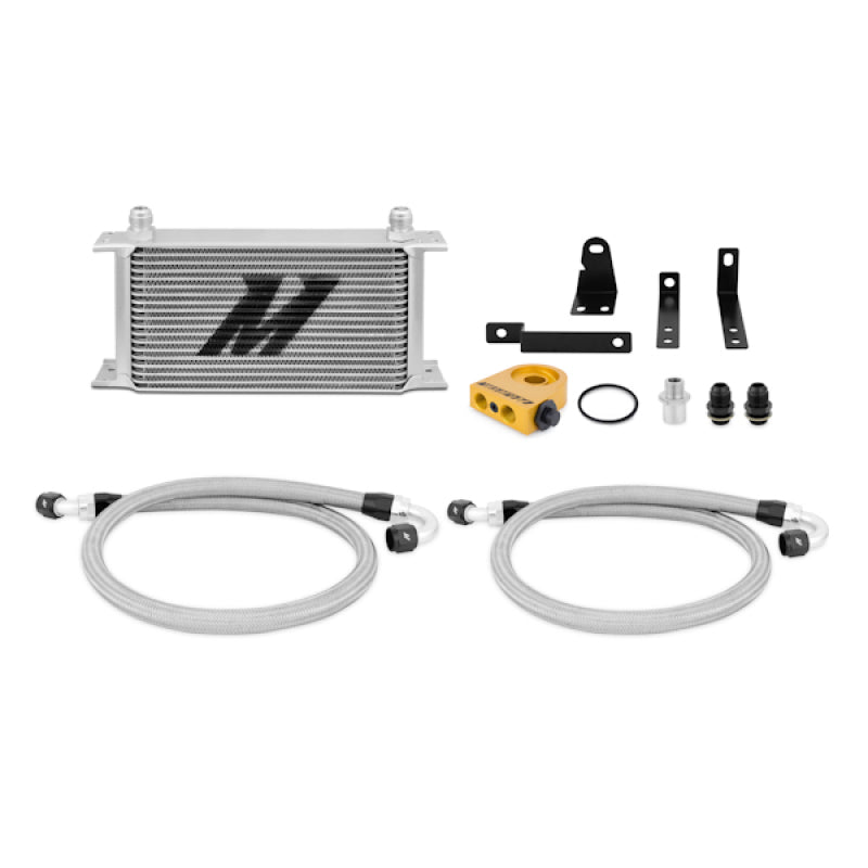 Mishimoto 00-09 Honda S2000 Thermostatic Oil Cooler Kit - Silver - #MMOC-S2K-00T
