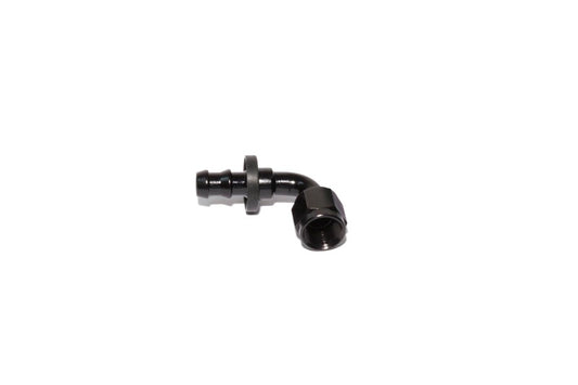 FAST 30276-1 -6AN 90 Degree Push Lock Fitting Single