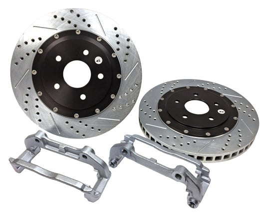 Baer Brakes 04-09 Cadillac XLR Eradispeed+ Front SDZ 2-Piece Performance Brake Rotors — All (Does NOT fit OE wheels) & 2005-13 Chevy Corvette Base w/JL9 Brake package…